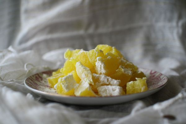 Loukoums au citron (Turkish delight)