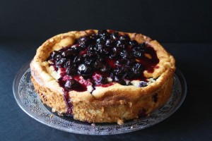 Gateau fromage blanc myrtilles blueberry cheese cake 2
